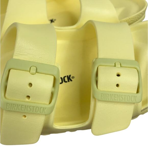 BIRKENSTOCK Arizona Slip On Sandal W 7/M 5 Yellow Light Everyday Made in Germany - Picture 6 of 12